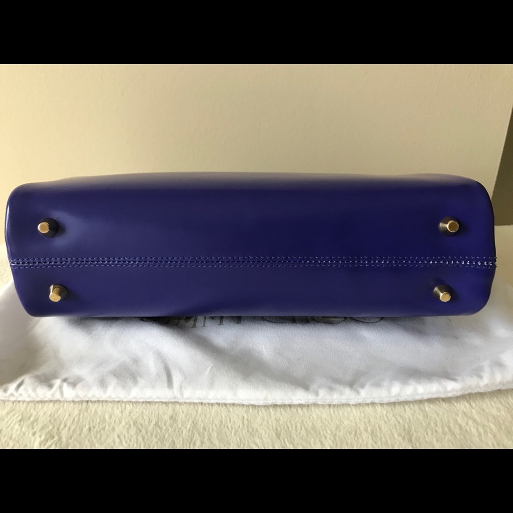 ICONIC JIMMY CHOO Violet Alba Shoulder Chain bag Retail$1690 - Picture 6 of 14